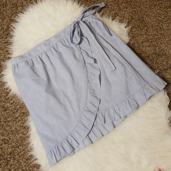 ☁️ Madewell Meadow Ruffle Wrap Casual Skirt☁️ - Picture 6 of 8